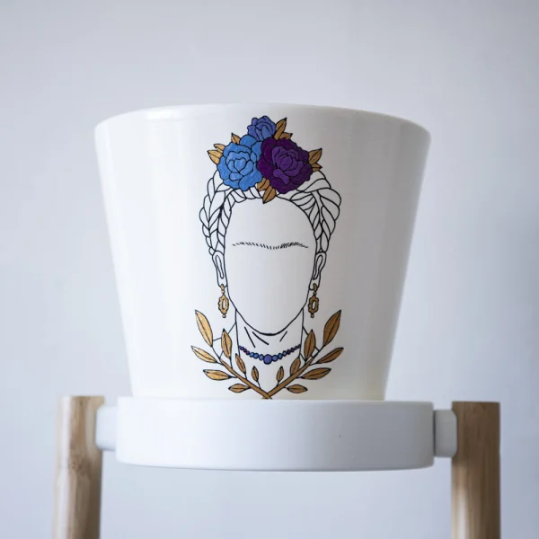Frida Kahlo Inspired Vase L