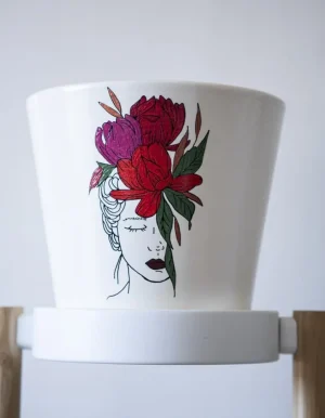 Colorfull Floral Plant Pot bartho