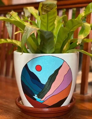 Mountain river plant pot Bartho